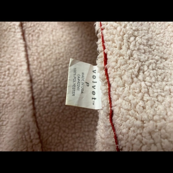 Velvet Women’s Red Fleece Jacket - Picture 4 of 4